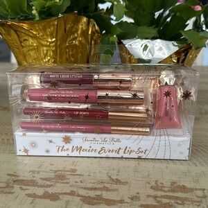 JASMINE LA BELLE COSMETICS THE MAIN EVENT LIP SET BAG INCLUDED GIFT HOLIDAY ❤️💄